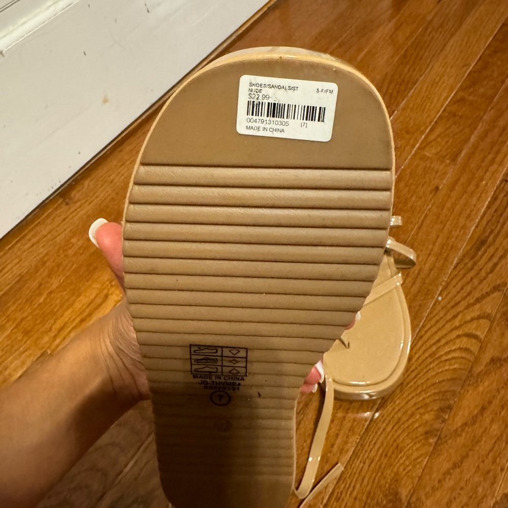 Tie up sandals
